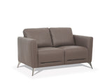 Malaga Taupe Leather Loveseat B2726P496928