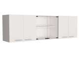 Wall cabinet 24" H, four Doors, with internal Shelves and internal plate and glass organizer, B097133120