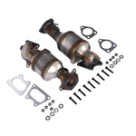 ZUN Catalytic Converters Bank 1 and 2 For Honda Accord Odyssey Ridgeline Pilot Acura MDX TL 3.0L 3.5L 43957655