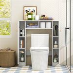 ZUN Independent toilet bathroom cabinet 50057157