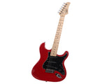 GST Stylish Electric Guitar Kit with Black Pickguard Red 12323602