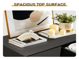 Black matte finish particleboard with melamine veneer, 66*40*131cm, 52 drawer cabinet, matte gold 25093354