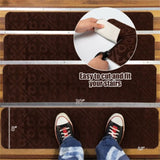 15 non-slip step MATS Brown 37660519