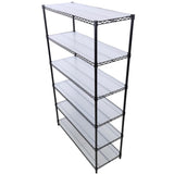 ZUN 6 Tier 6000lbs Capacity NSF Metal Shelf Wire Shelving Unit, Heavy Duty Adjustable Storage Rack with W465142118