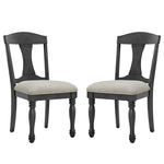 ZUN Wooden Frame Upholstered Dining Chairs set of 2,Mid Century Retro Chairs Comfor Kitchen Chairs for W2582P205329