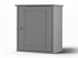 Gray P2 MDF painted finish, 34.6*20*50cm, single door with one shelf, bathroom vanity 66510288