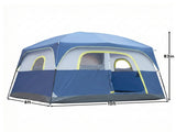 6 Person Outdoor Camping Tent, Waterproof Windproof Easy Setup, Double Layer Family Camping Tent 29758602