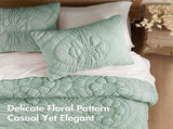 3-Piece King Comforter Set,Sage B035P408733