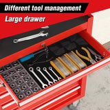 ZUN Rolling Tool Chest with 7-Drawer Tool Box with Wheels Multifunctional Tool Cart Mechanic Tool W2660P180063