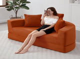 Convertible sofa couch bed,multi-functional,circular bed,adjustable Futon sofa ,No Assembly W2677P388983