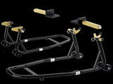 Universal Motorcycle lifting Stands, 900 Lbs Capacity Front & Rear Wheels Lift with UL Adjustable W2019P379275