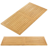 55 "x 27.5" rectangular teak tabletop 09965876