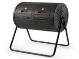Dual Chamber Compost Tumbler 37.5Gal 360&deg Rotating Compost Bin with Stirring Blades for 55876880