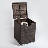 Rattan Propane Tank Cover Gas Bottle Cover Outdoor Wicker Gas Cylinder Cover W85335467