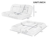 Convertible Fold-Out Single Sofa Bed,Pink,the Right Part of the Complete Product. W244P289259