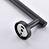 4-Pieces Matte Black Bathroom Accessories Stainless Steel Bathroom Hardware Bath Towel Bar W1932P156243