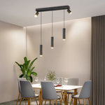 ZUN Angelina 5 - Light Cylinder Kitchen Island Pendant[No Bulb][Unable to ship on weekends, please place 79255435