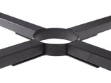 Outdoor Dinning Table with an Umbrella Hole for Patio, Backyard, Garden, Antique Gray WF321703AAE