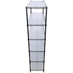 ZUN 6 Tier 6000lbs Capacity NSF Metal Shelf Wire Shelving Unit, Heavy Duty Adjustable Storage Rack with W465142118