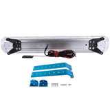 White/Amber 55" 104W LED Strobe Light Bar Emergency Beacon Hazard Warning Flash 62027147