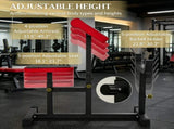 265 LBS Black Preacher Curl Bench, Adjustable Seated Arm Isolation Station for Barbell Dumbbell 72239292