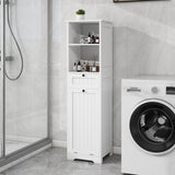 One-Compartment One-Drawer Tilt-Out Laundry Sorter Cabinet - White W1120P146259