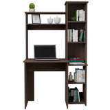 ZUN Nashville Writing Desk, Six Shelves B128P148944