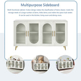 TV Stand 65 Inch TV, Wood TV Stand with Storage Cabinet & Adjustable Shelves, Media TV Console W1445132031