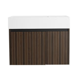 30 Inch Bathroom Cabinet With Sink,Soft Close Doors,Float Mounting Design, For Small Bathroom W999P228754