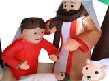 6ft With 8 Lamp Beads Inflatable Nativity Garden Jesus Decoration 46163067