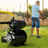 1200 W Garden Water Pump Shallow Well Pressurized IrrigationShallow Well Pump 1000GPH Max Flow 20494277