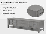 TV Stand for TVs up to 60'', Entertainment Center Multifunctional Storage Space, TV Cabinet WF309280AAK