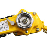 Lever Chain Hoist 1 1/2 Ton 3300LBS Capacity 10 FT Chain Come Along with Heavy Duty Hooks Ratchet W46557620