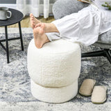 Round Ottoman, Upholstered Foot Stool 26925352