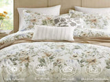 5PCS Full/Queen Cotton Sateen Print Duvet Set B035P341178