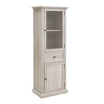 ZUN Tall Storage Cabinet, Freestanding Cabinet Glass Door and Shelves, Sideboard cabinet, Cabinet W2275P206604