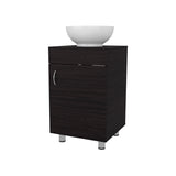 FM FURNITRE Loli Bathroom Vanity with Integrated Sink and Faucet, Wengue B128P293886