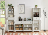 68"high living room sideboard, multi-functional combination TV cabinet sideboard, large capacity W1162P205097