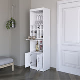 ZUN Lowa Bar Cabinet multistorage with wine storage B128P189929