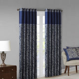 Jacquard Curtain Panel Pair B03598174