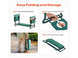Garden Kneeler Seat, Wide Kneeling Pad, Durable Folding Stool with Tool Pouches, Comfortable Support 14142264