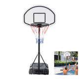 28" x 19" Backboard Adjustable Pool Basketball Hoop System Stand Kid Poolside Swimming Water Maxium 07961107