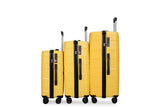 Hardshell Suitcase Spinner Wheels PP Luggages Lightweight Durable Suitcase with TSA Lock,3-Piece 30904591