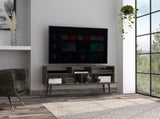 New Haven 2-Drawer 3-Shelf TV Stand Dark Walnut B06280178