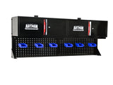 Wall-mounted tool rack, hanging basket hook, storage rack, wall-mounted stainless steel perforated 25008991
