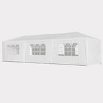 ZUN 10x30' Wedding Party Canopy Tent Outdoor Gazebo with 8 Removable Sidewalls W1205137315