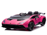 Lamborghini Huracan Sto 24V Kids Electric Ride-On Drift Car Speeds 1.86-5.59 MPH, Ages 3-8, Foam W1578P210770