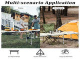 180 x 60 x 70cm Home Use Aluminum Alloy Folding Table White 06663117