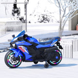 12V Electric Motorcycle for Kids, Powered Toy Motorcycle, Child Motorcycle Ride On with Light Wheels 32935697