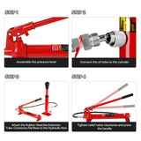 Power Hydraulic Ram Cylinder Jack Single-Acting Mini Jack, Porta Power Kit, Stroke for W1239P170233